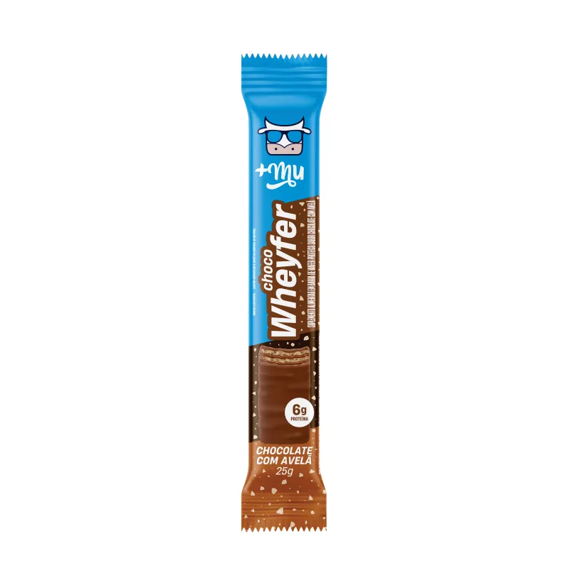Barra ChocoWheyfer Chocolate con Avellana RYJ - Cont. 25 gr