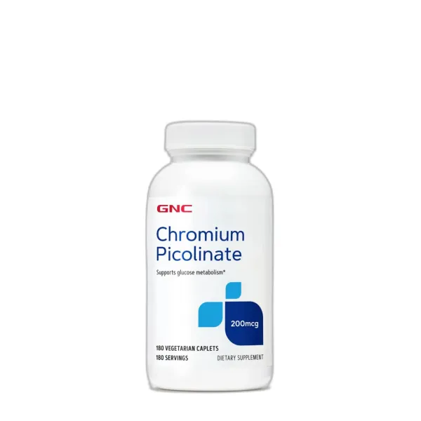 Chromium Picolinate GNC -Cont.180 capsulas