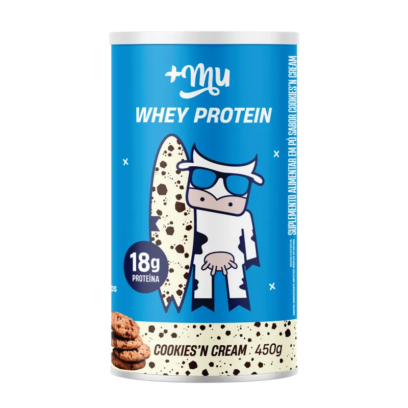 Whey Protein Sabor Cookies´N Cream RYJ - Pote de 450 gr