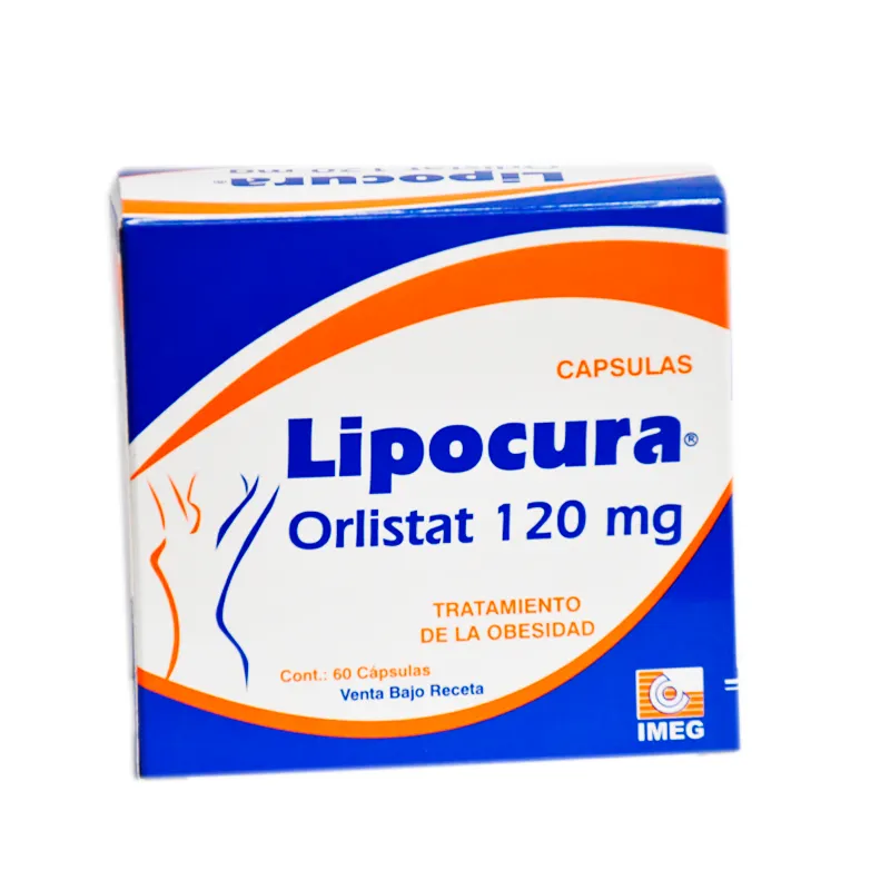 Lipocura Orlistat 120 mg - Cont. 60 Capsulas