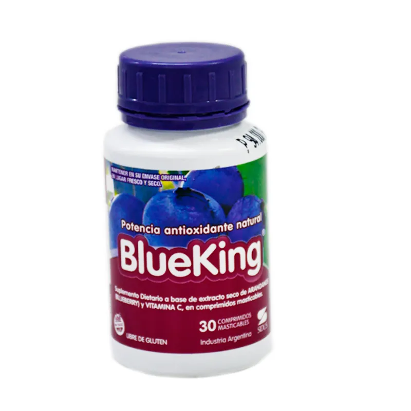 Antioxidante Natural BlueKing - Cont. 30 comp masticables