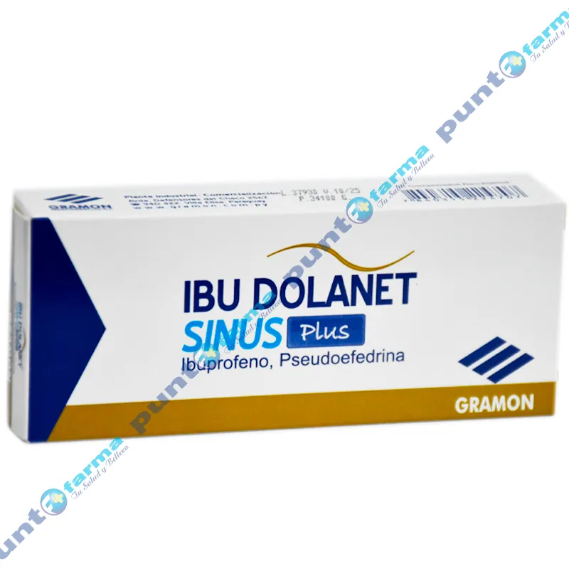 Ibu Dolanet Sinus Plus Ibuprofeno - Cont. 10 Comprimidos Recubiertos