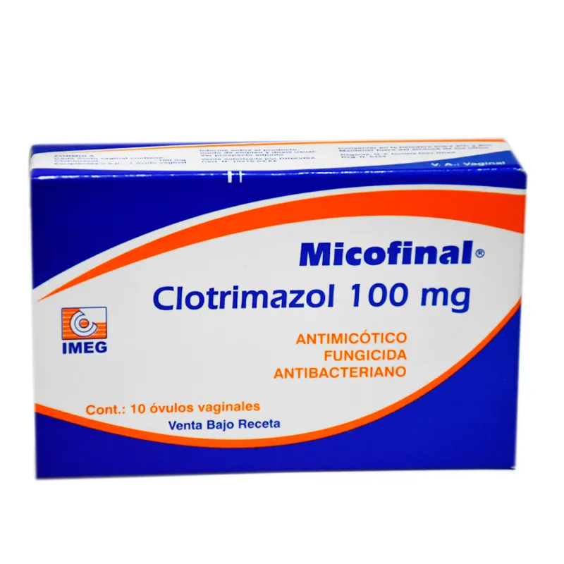 Micofinal Clotrimazol 100 mg - Cont. 10 óvulos vaginales