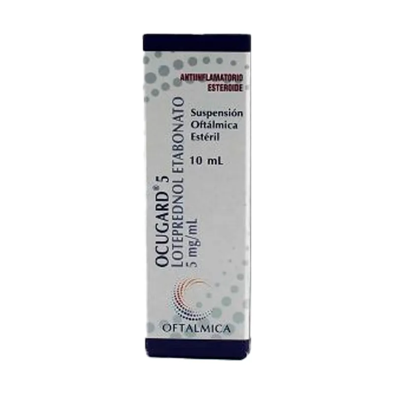 Ocugard 5 Loteprednol Etabonato 5mg - Solución Gotas10mL