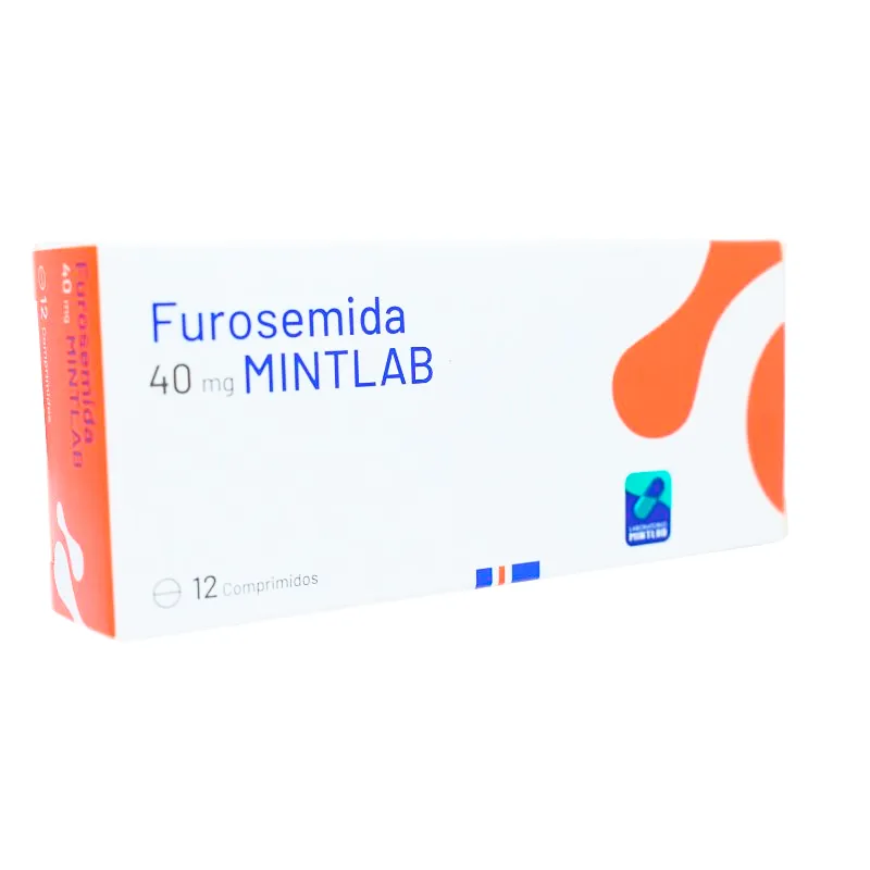 Furosemida Mintlab 40 mg - Cont. 12 Comprimidos.