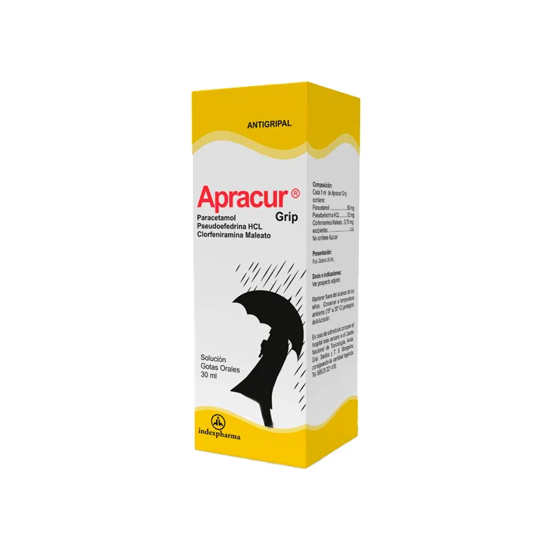 Apracur Grip Solución Gotas Orales - 30mL
