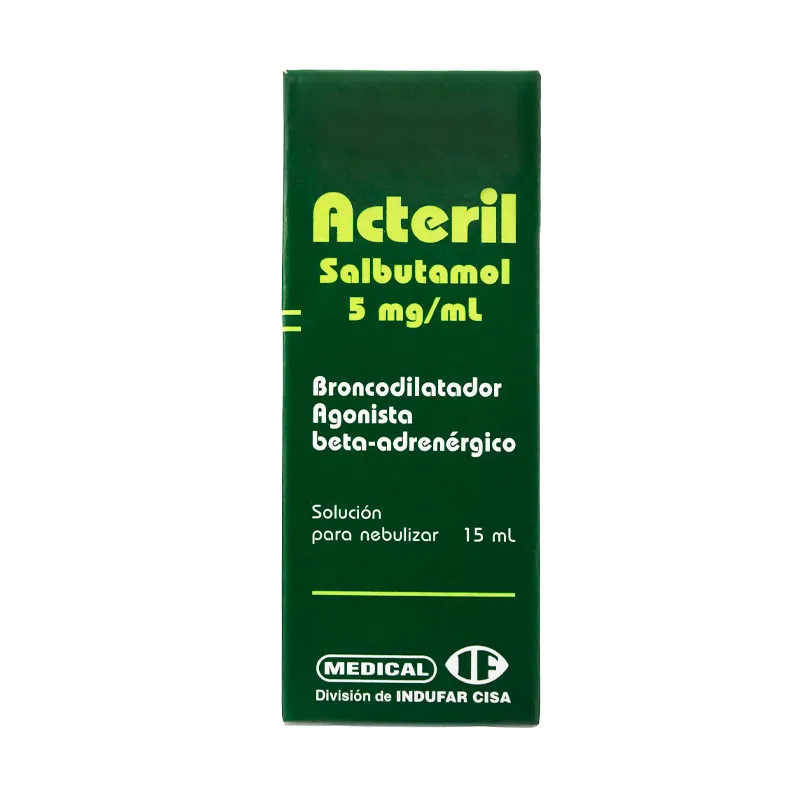 Acteril Salbutamol 5 mg - Cont. 15 mL
