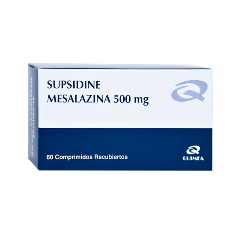 Supsidine Mesalazina 500 mg - Caja de 60 comprimidos recubiertos
