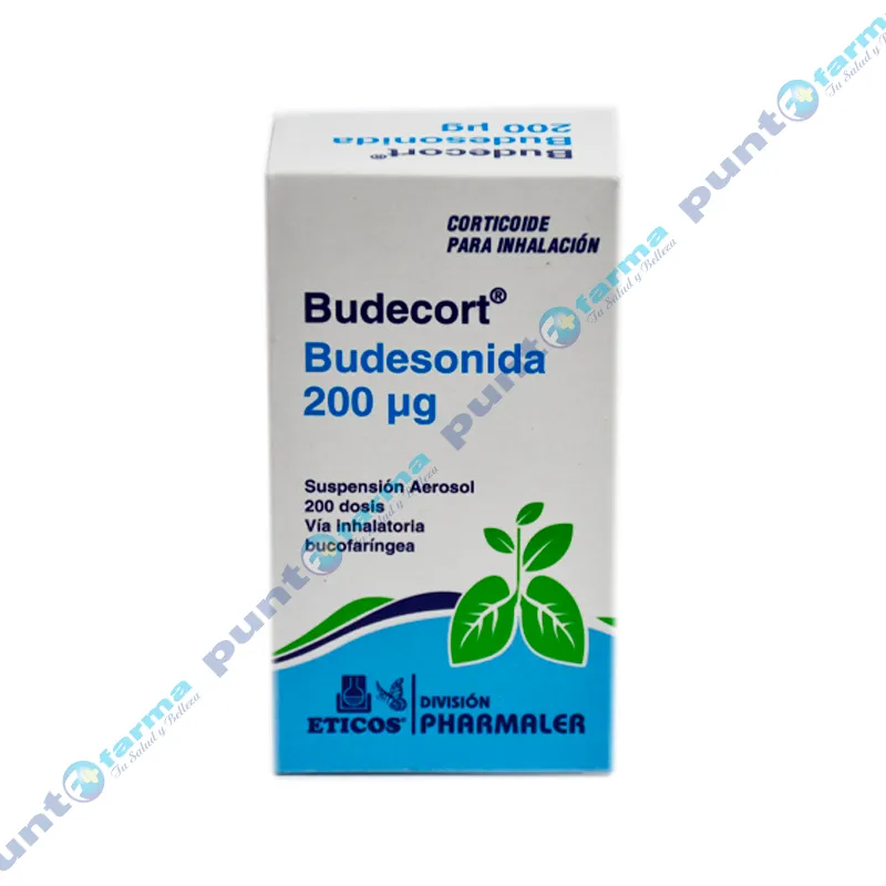 Budecort Budesonida - Suspension Aerosol 200 Dosis
