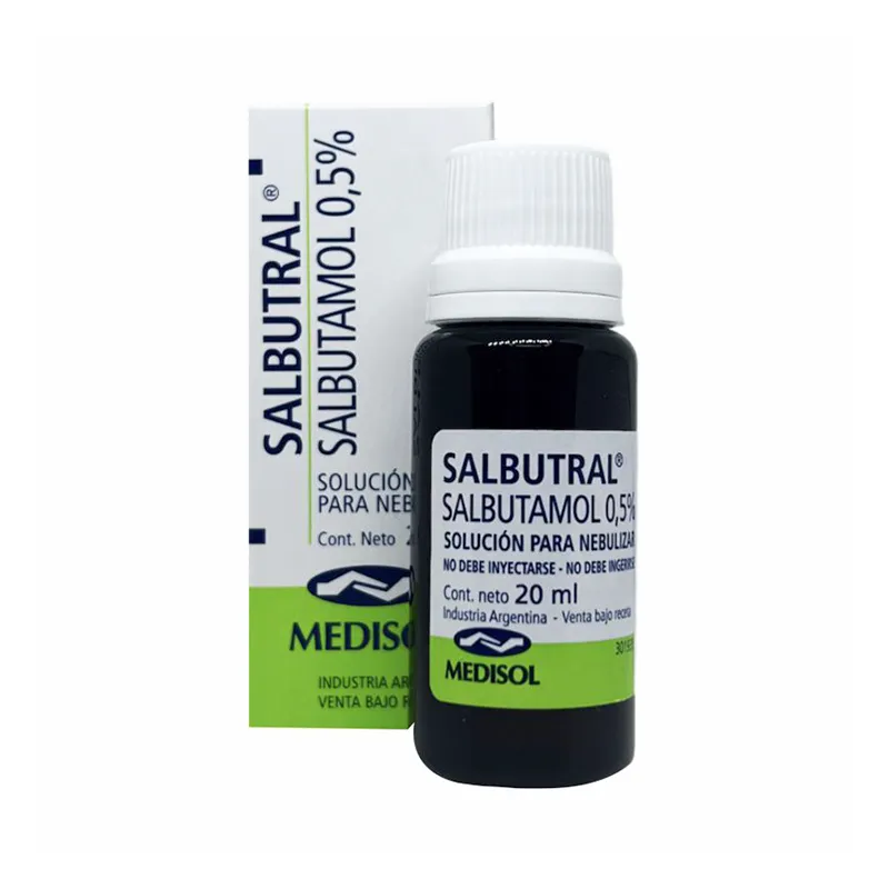 Salbutral Salbutamol para Nebulizar - 20 mL