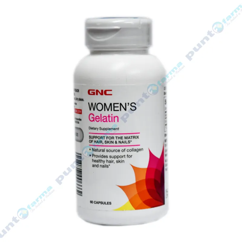 GNC Womens Gelatin - Cont. 60 Capsulas