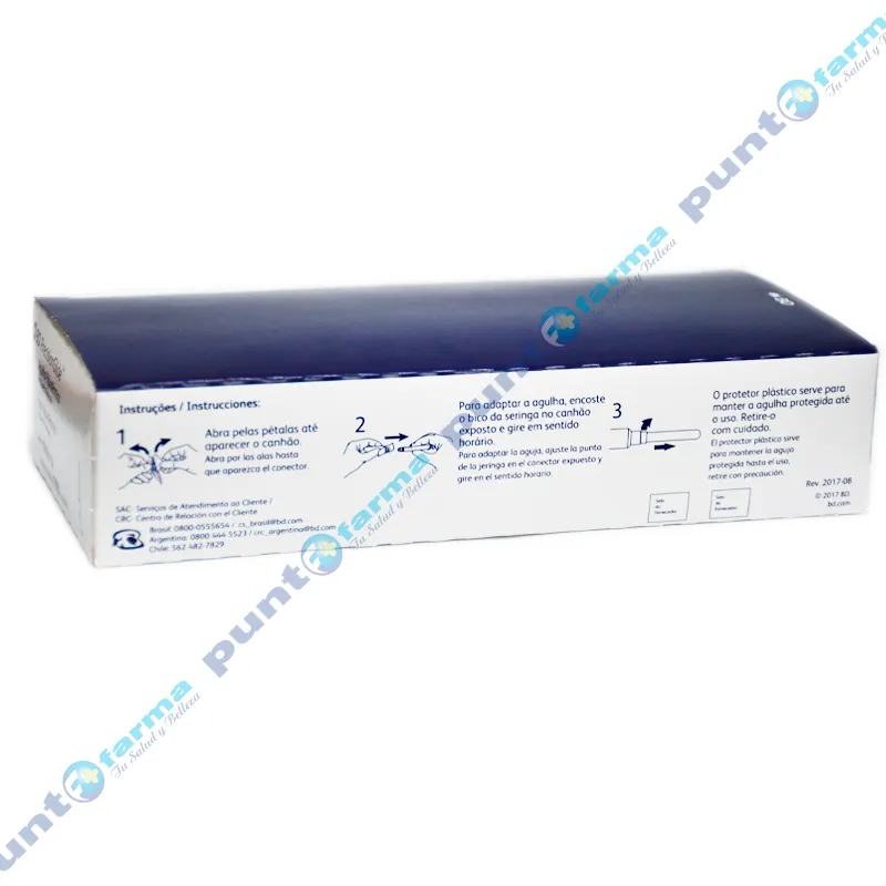 Aguja Hipodermica BD PrecisionGlide 21G 1/2 - Cont 100 Unidades