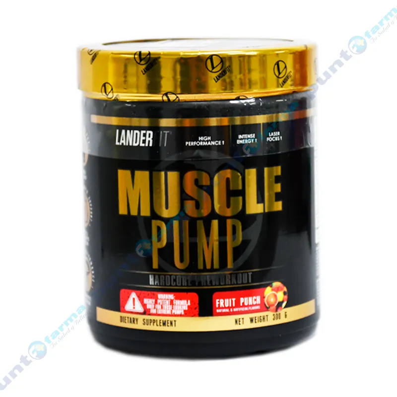 Muscle Pump Fruit Punch Landerfit – Cont. 300 g.