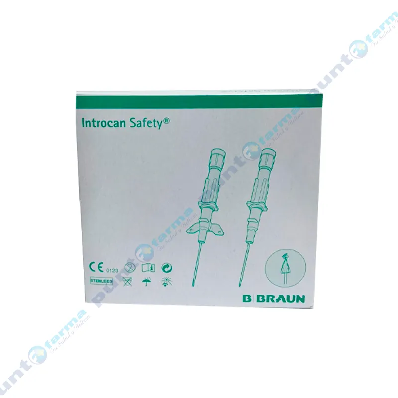 Cateter IV Introcan Satefy B.Braun -Cont.50 unidades