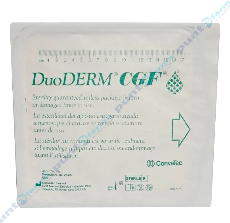 Apósito Estéril con gel de hidrocoloides grueso 20x20 Duoderm - 1 unidad