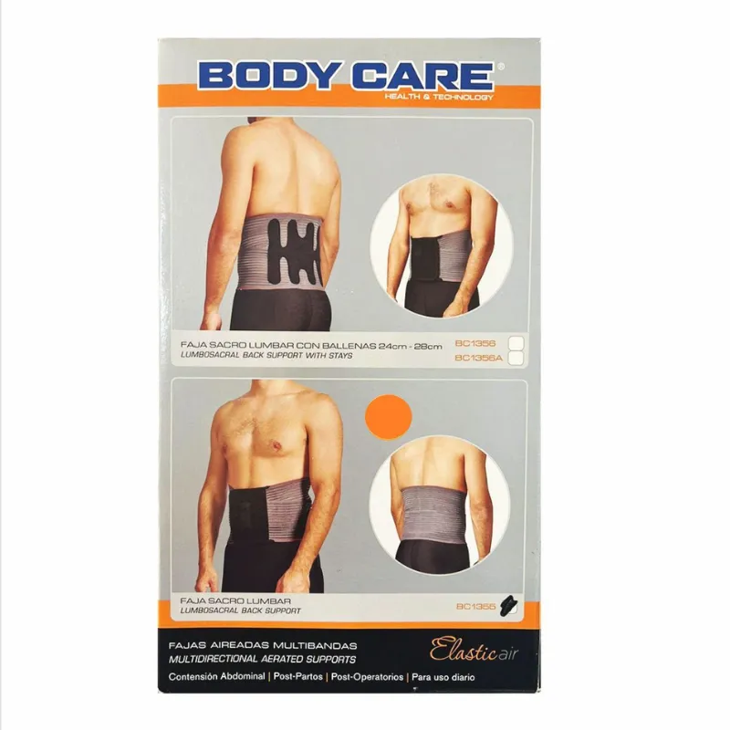 Faja Sacro Lumbar 24 cm Body Care - Cont.1 Unidad