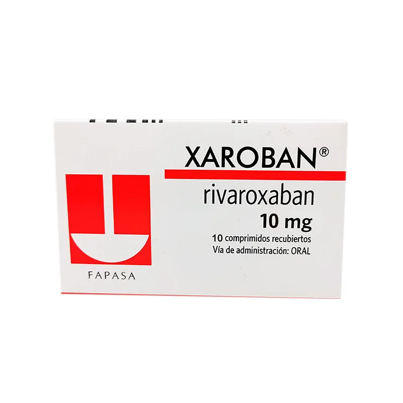 Xaroban Rivaroxaban 10 mg - Cont. 10 comprimidos recubiertos