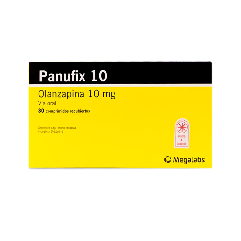 Panufix 10 Olanzapina 10 mg - Cont. 30 comprimidos recubiertos