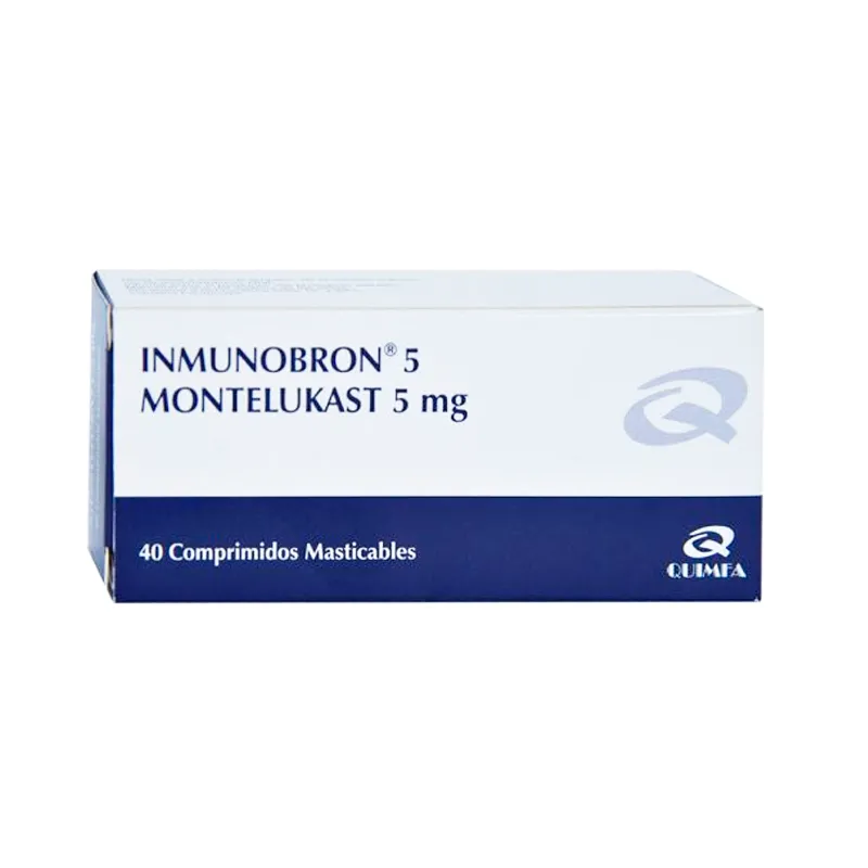 Inmunobron Montelukast 5 mg - Caja de 40 Comprimidos