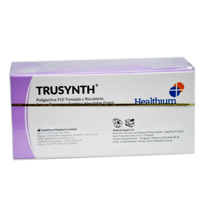 Trusynth 3/0 25 mm Long 70 cm Healthium - Cont. 12 Unidades