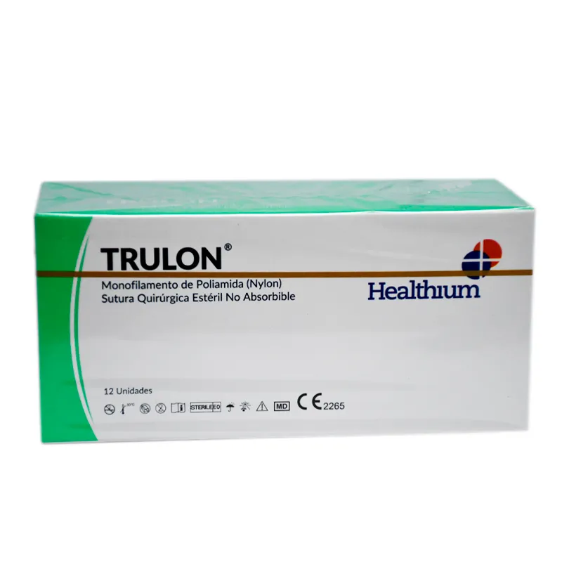 Trulon Sutura Quirurgica 4/0 16 mm Nylon - Cont. 12 Unidades