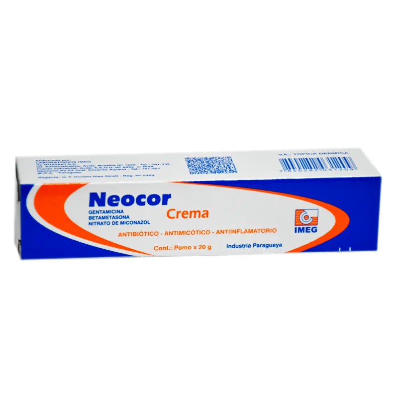 Neocor Gentamicina Crema Dérmica - Crema de 20 gr