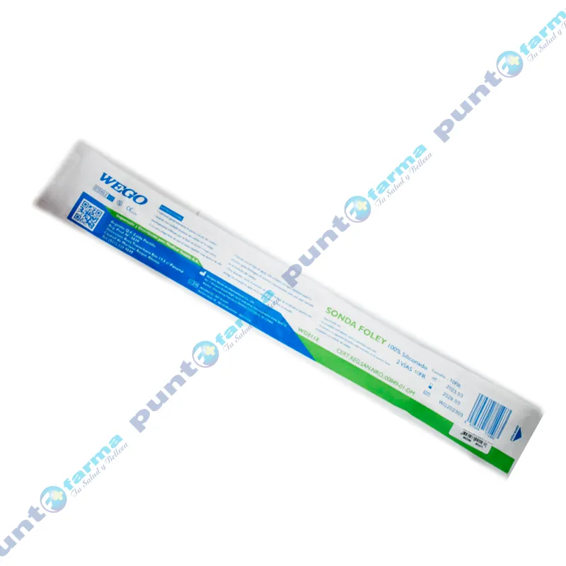 Sonda Foley 100% Silicona Nº10 2V Medsupar
