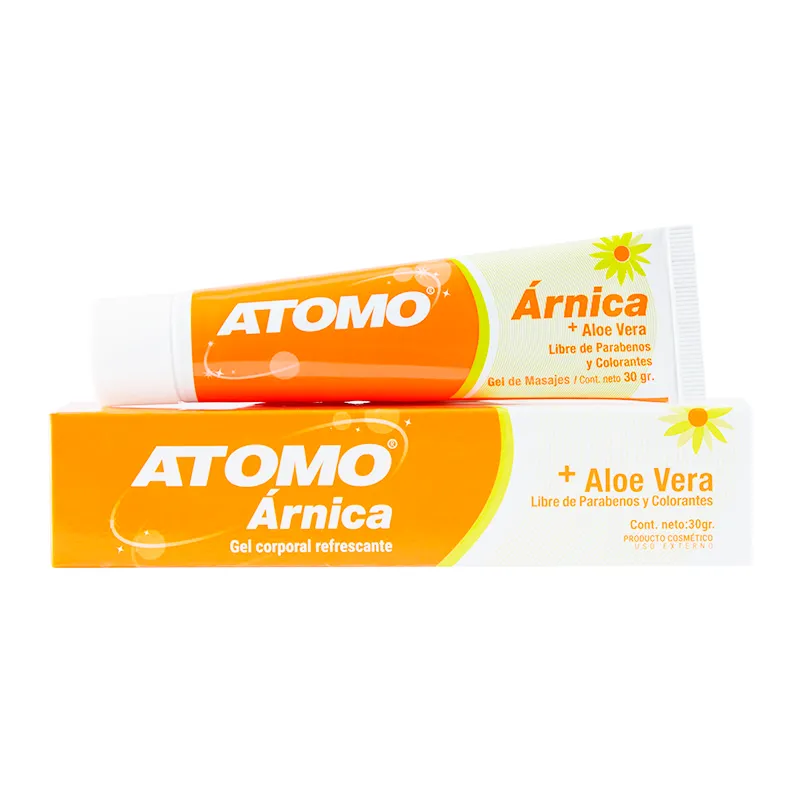 Gel Para Masajes Atomo Arnica - 30 gr