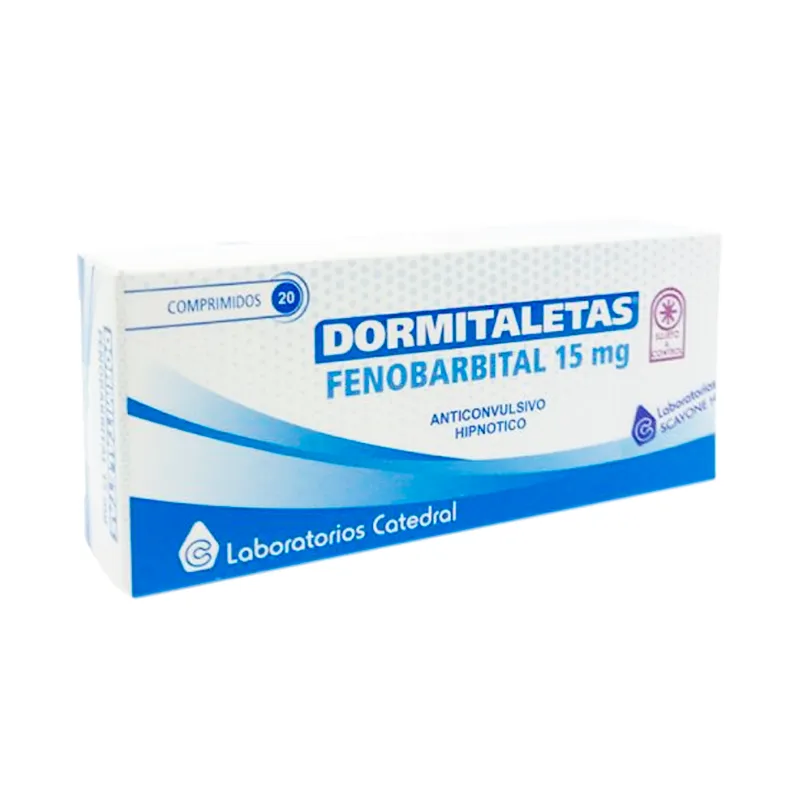 Dormitaletas Fenobarbital 15 mg - Cont. 20 Comprimidos