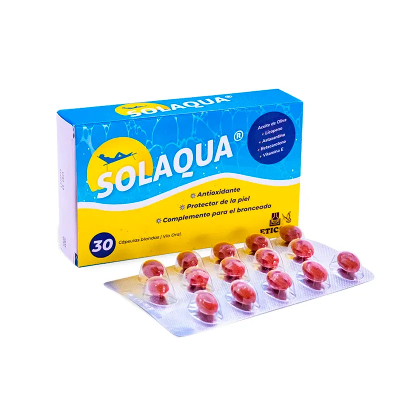 Solaqua Antioxidante - Caja de 30 Cápsulas Blandas