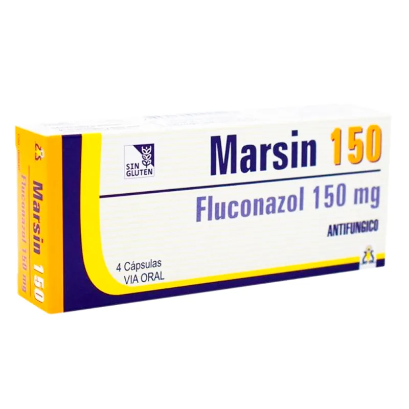 Marsin Fluconazol 150 mg - Cont. 4 Capsulas