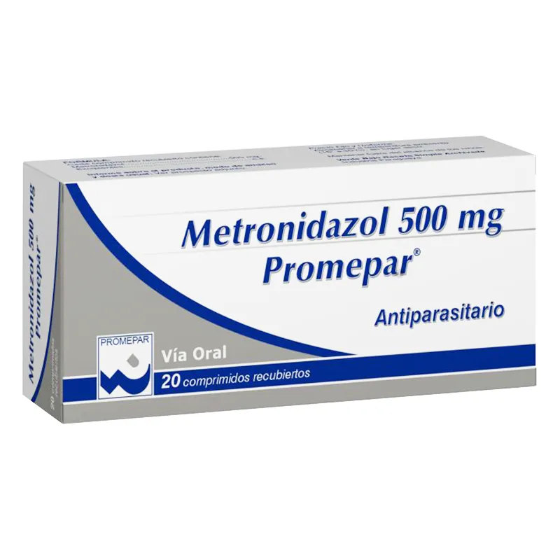 Metronidazol 500 mg - Cont. 20 Comprimidos Recubiertos