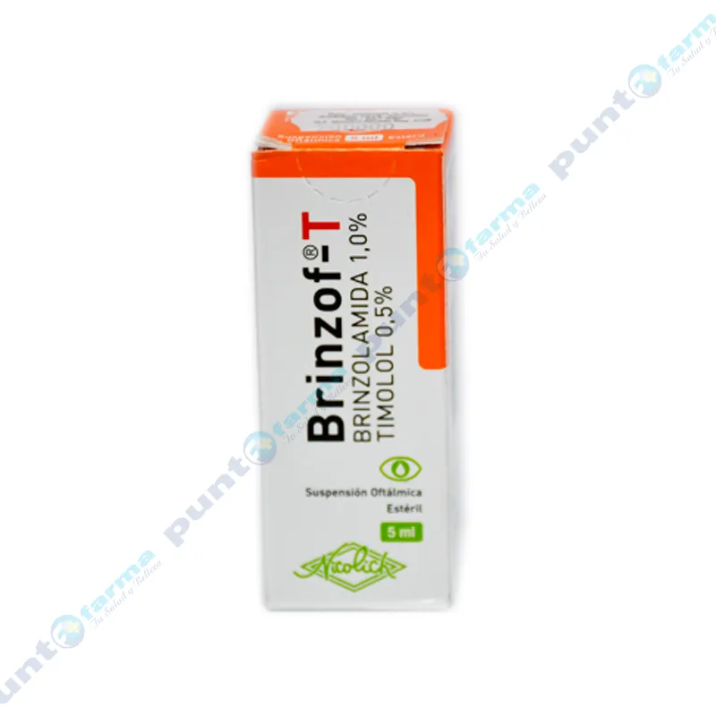 Brinzof-T Brinzolamida 1,0 % Timolol 0,5 % - Suspensión oftálmica 5 mL