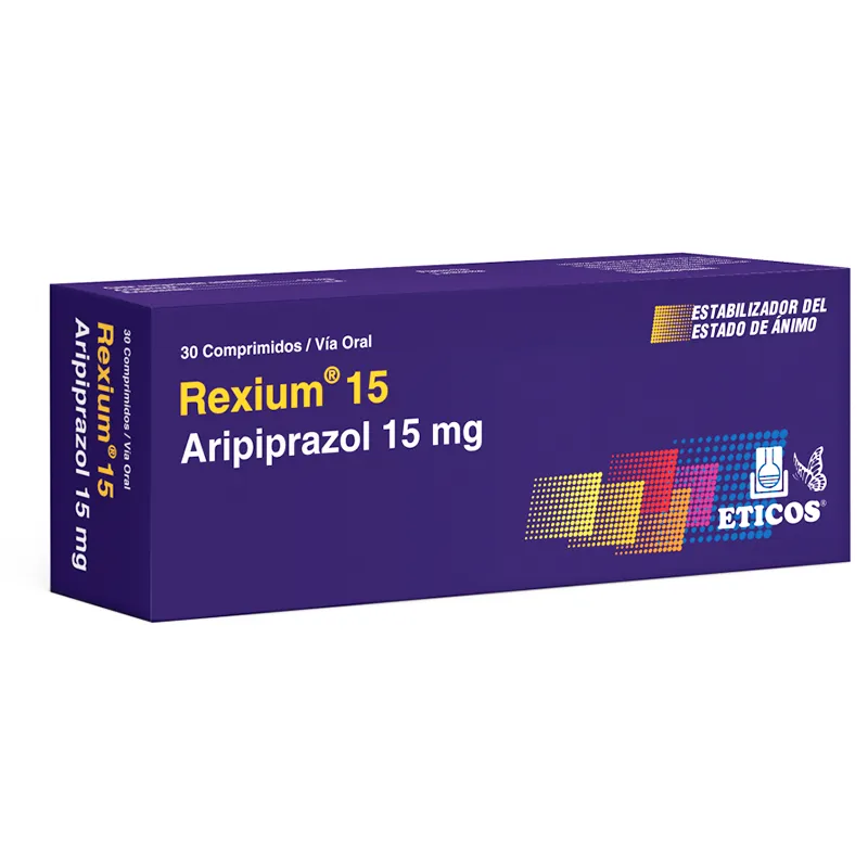 Rexium Aripiprazol 15 - 30 Comprimidos