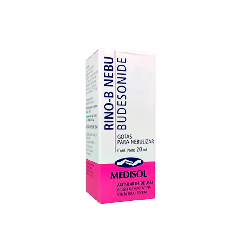 RINO-B Nebu Gotas Budesonide - Cont. 20 ml.
