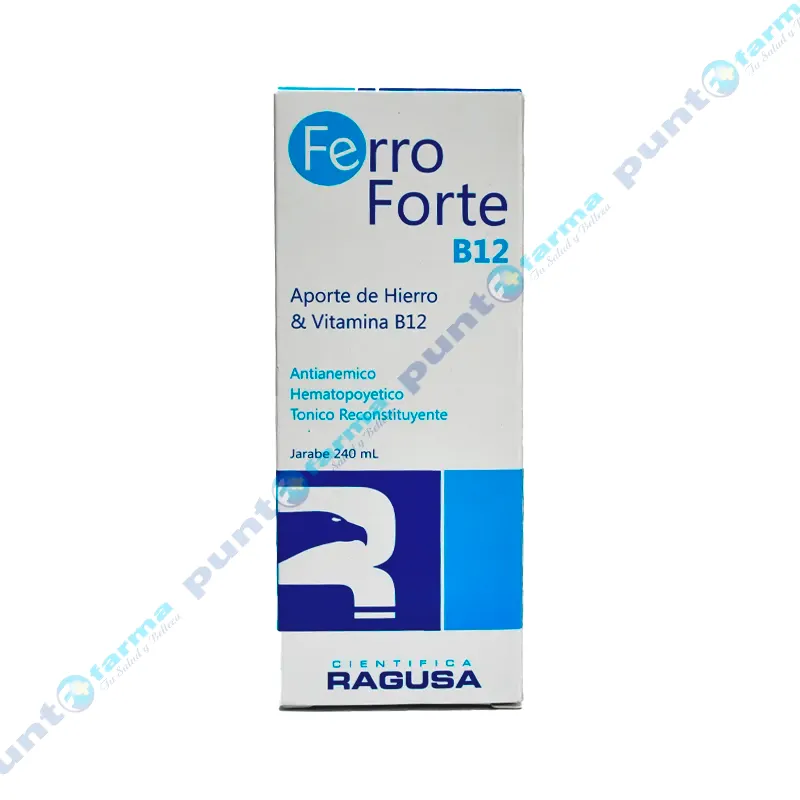FerroForte B12 Aporte de Hierro & Vitamina B12 - Jarabe 240mL
