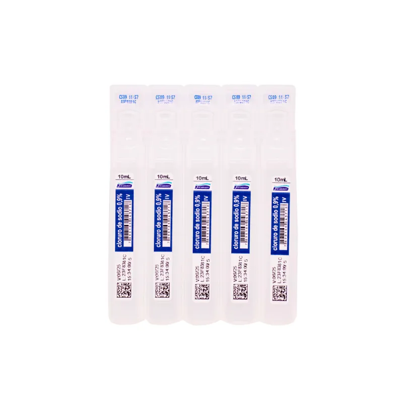 Cloruro de Sodio 0,9% 10 mL Medsupar - 200 Ampollas