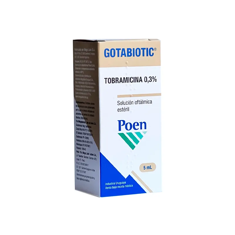 Gotabiotic Tobramicina 0,3% - Frasco Gotero de 5 mL