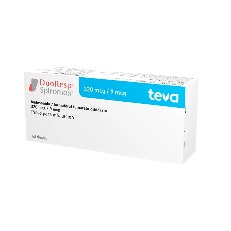 Duoresp Spriromax 320 mcg/9 mcg Budesonida - Frasco de 60 Dosis