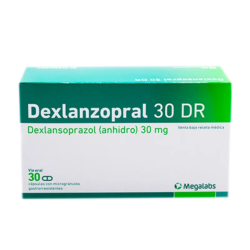 Dexlanzopral 30 DR Dexlansoprazol 30 mg - Cont. 30 Capsulas