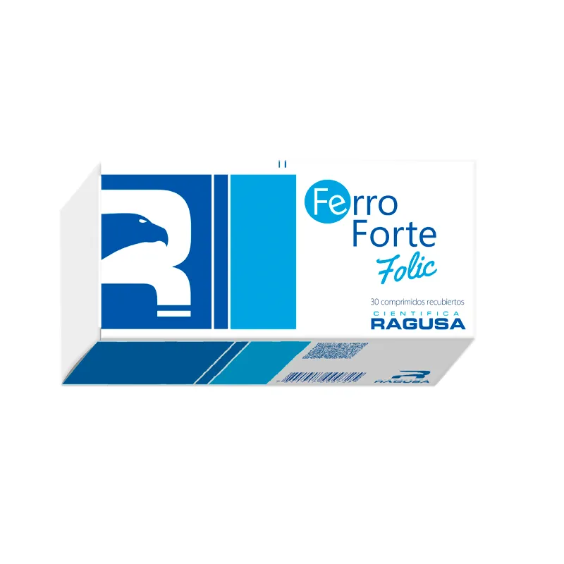 Ferro Forte Folic - Cont. 30 Comprimidos Recubiertos