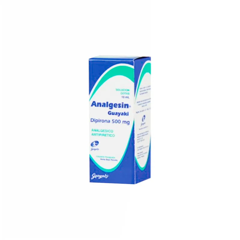 Analgesin Dipirona 500 mg - Gotas de 10 mL