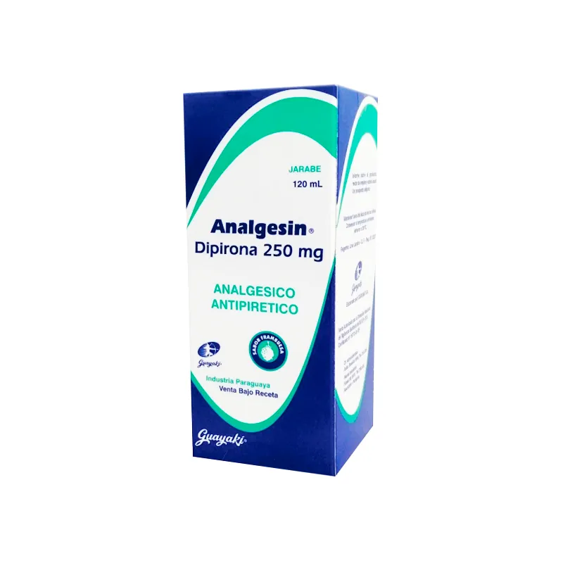 Analgesin Dipirona 250 mg - Jarabe de 120 mL