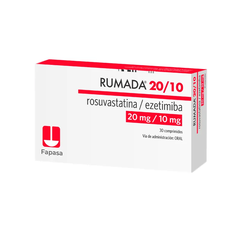 Rumada Rosuvastatina 20 mg Ezetimiba 10 mg - Cont. 30 Comprimidos