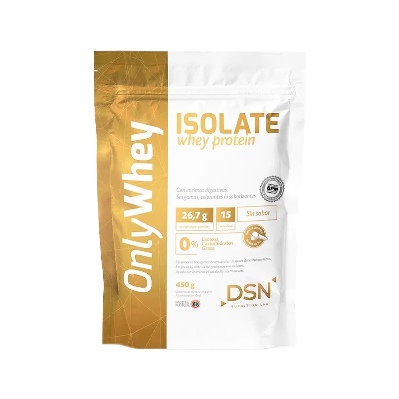 Onlywhey Isolate Whey Protein DSN - Sachet de 450 gr