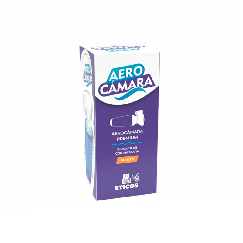 Aerocamara Bivalvulada Premium Adultos - Cont. 1 Unidad