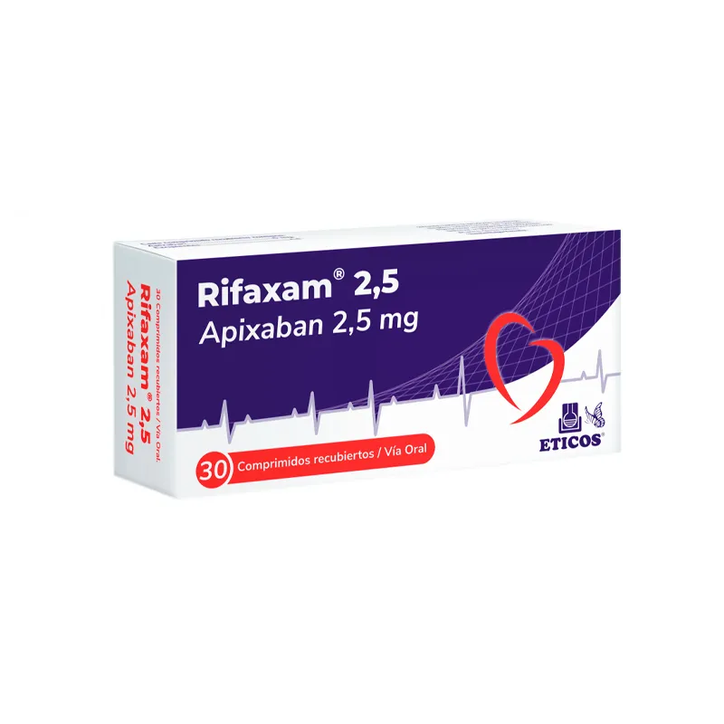 Rifaxam Apixaban 2,5 mg - Cont. 30 Comprimidos Recubiertos