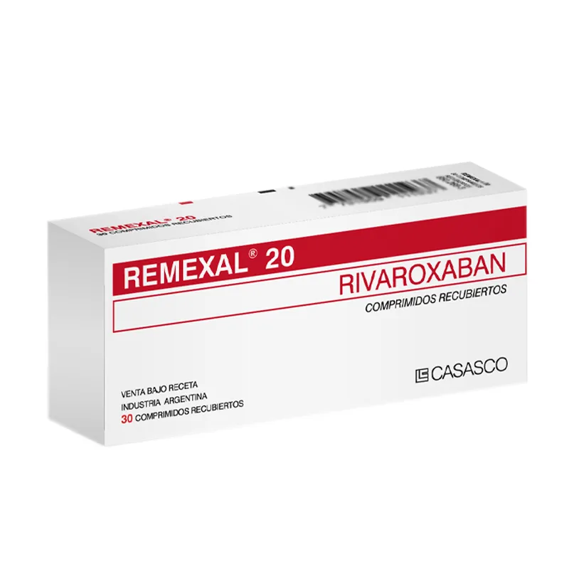 Remexal Rivaroxaban 20 mg - Cont. 30 Comprimidos Recubiertos