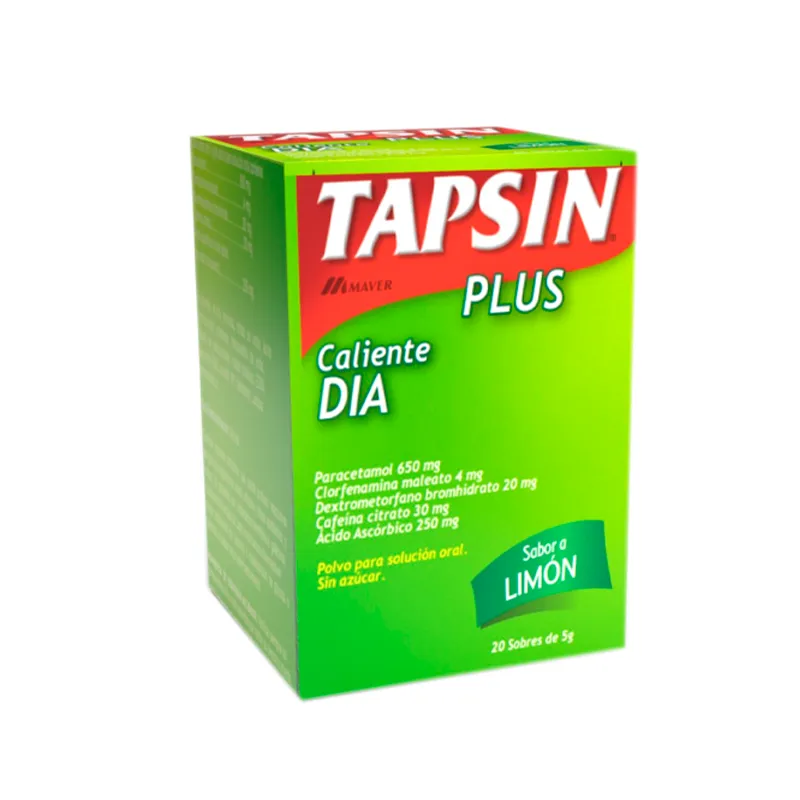 Tapsin Plus Caliente Dia Paracetamol 650 mg - Cont. 20 Sobres