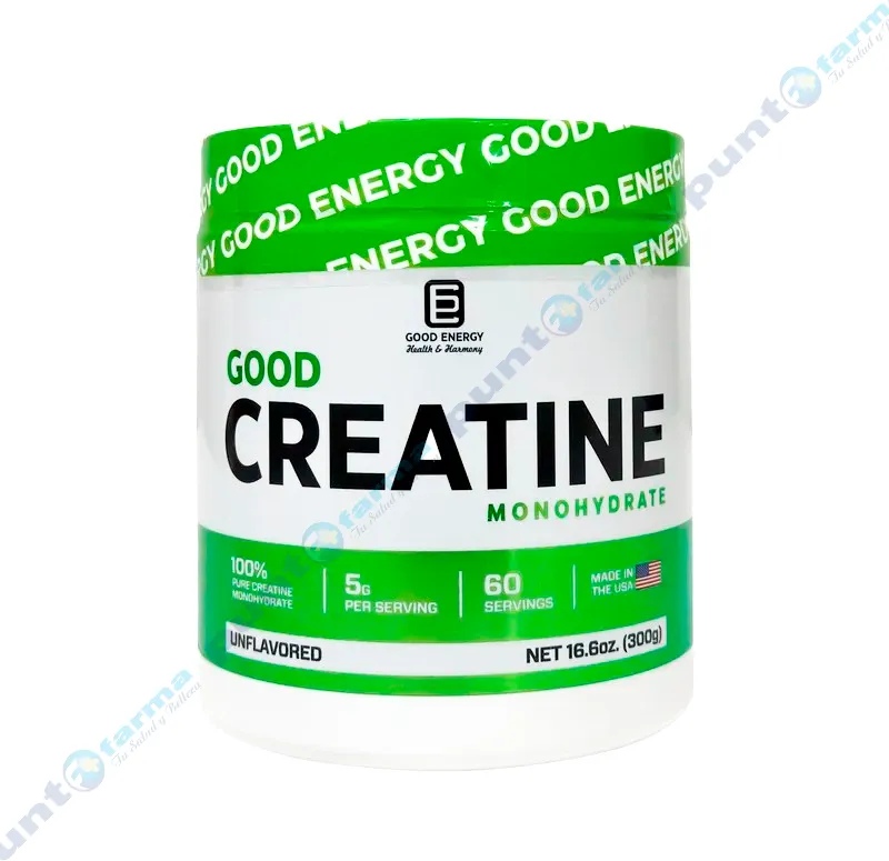 Creatine Monohydrate Polvo Good Energy - 300gr